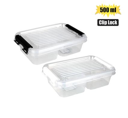CONTAINER CLIP LOCK MY BOX 2-DIV 500ml product image