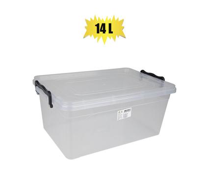 STORAGE BOX MAXI CLEAR 14L 42x28x18cm product image