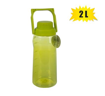 WATER BOTTLE PL 2L W/HANDLE product image