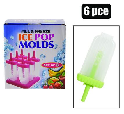 ICE LOLLY MAKER PL 6PCE LARGE product image