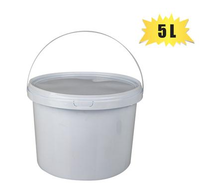 BUCKET PL 5L W/LID TRIPLE LOCK product image