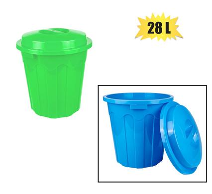 BUCKET PL 28L W/LID MAXI BIN product image