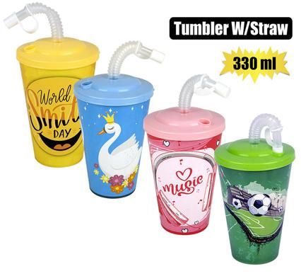 TUMBLER WITH STRAW 330ml product image