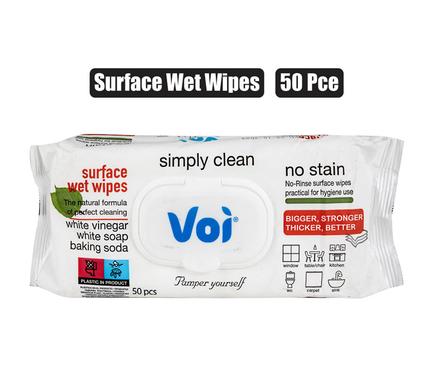 VOI WET-WIPES 50PC SURFACE CLEANER product image