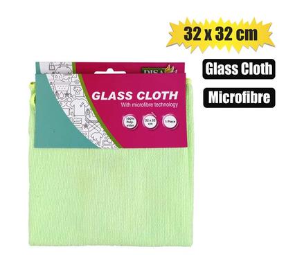 CLOTH MICROFIBRE 1PC GLASS 32X32cm product image