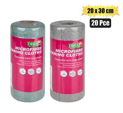 CLOTH MICROFIBRE ROLL 20X30cm 20pc product image