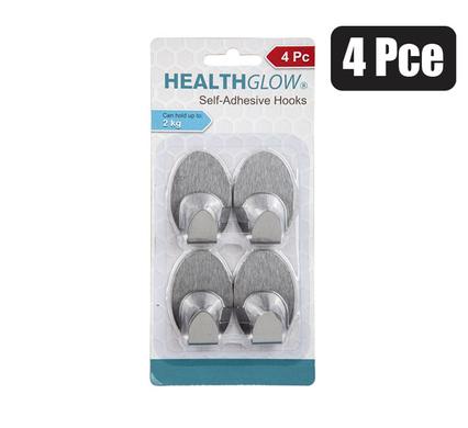 HOOK HANGER S/S ADHESIVE 4PCE product image