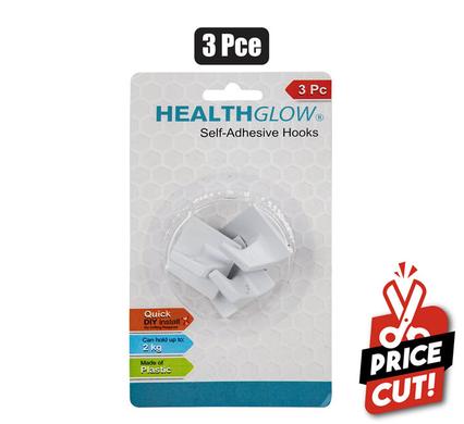 HOOK PL ADHESIVE SQUARE 3PCE product image