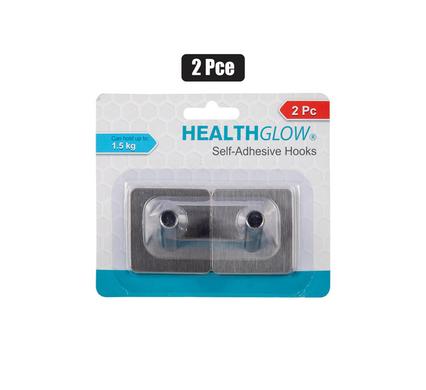 HOOK S/ADH STAINLESS STEEL 2PC SQUARE product image