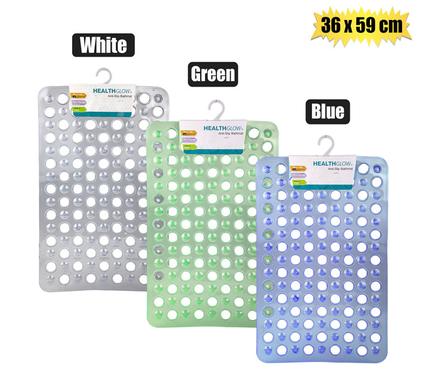 BATHMAT SILICONE ASSTD COLOURS 36x59cm product image
