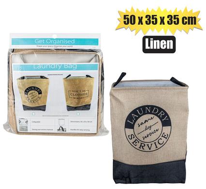 LAUNDRY BAG 35x35x50cm LINEN product image