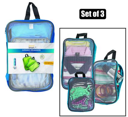 TRAVEL BAG LUGGAGE ORGANISERS 3PCE product image