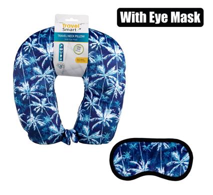 TRAVEL NECK PILLOW W/EYE MASK product image