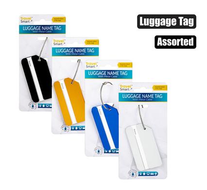 TRAVEL LUGGAGE TAG ALU-CLIP ASSTD product image