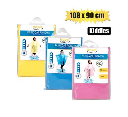 RAINCOAT PONCHO KIDS 108x90cm VINYL ASTD product image