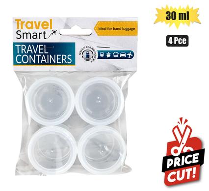 TRAVEL BOTTLES 4-PACK TUBS 30ml product image