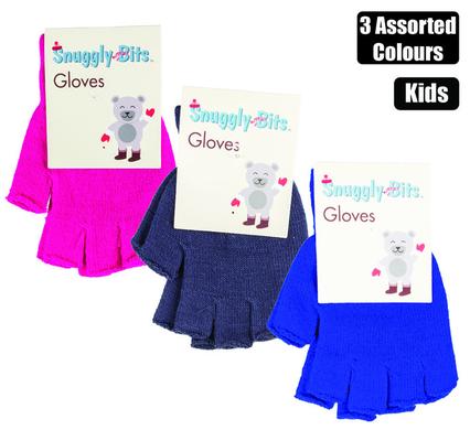 GLOVES KIDS ACR KNIT 5-OPEN FINGER product image