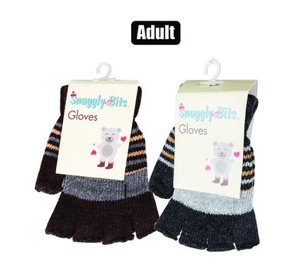 GLOVES ADULT ACR KNIT 5-OPEN FINGER product image