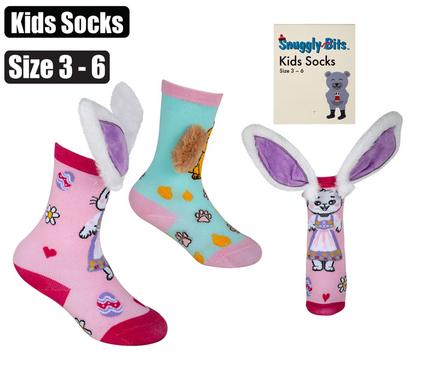 SOCKS INDOOR 3D LONG SOCKS SIZE 3-6YRS product image