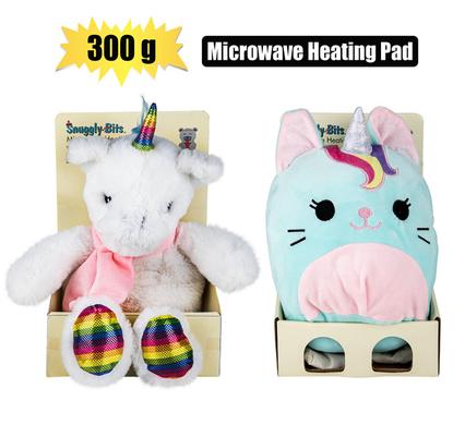 MICROWAVE HEATING PAD UNICORN/CAT 300g product image