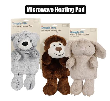 MICROWAVE HEATING PAD MONKEY/BEAR/BUNNY product image