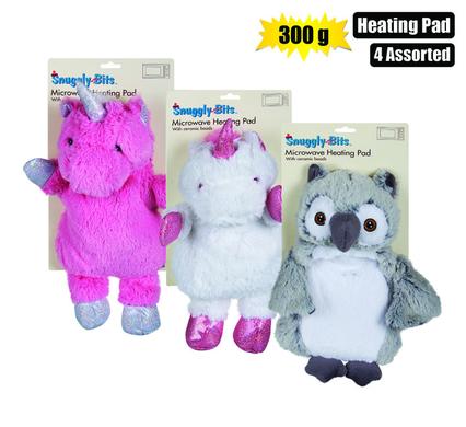 MICROWAVE HEATING PAD OWL/UNICORN 300g product image