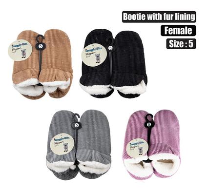 SLIPPER BOOTIE WITH FUR LINING SIZE 5 product image