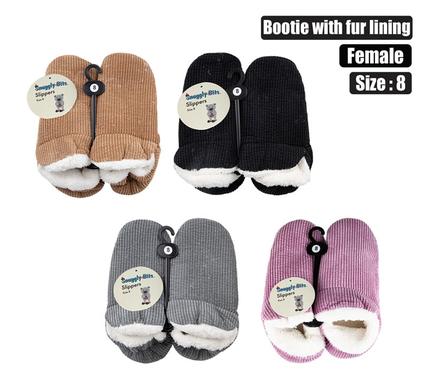 SLIPPER BOOTIE WITH FUR LINING SIZE 8 product image