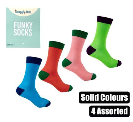 SOCKS UNISEX SOLID PLAIN DESIGNS product image
