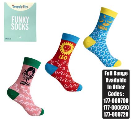 SOCKS UNISEX ZODIAC LEO/VIRGO/LIBRA product image