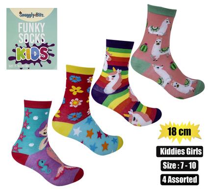 SOCKS KIDS GIRLS SIZE 7-10 (18cm) product image