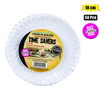 PICNIC PLATES PAPER 18cm 50PCE product image