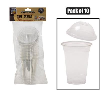 PICNIC CUPS DOME 300ml PACK-10 CLEAR product image