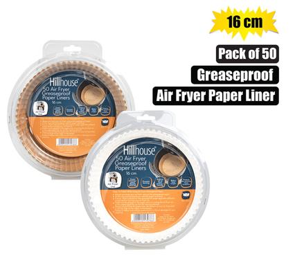 AIR FRYER LINERS 16cm ROUND 50PC product image