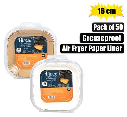 AIR FRYER LINERS 16cm SQUARE 50PC product image