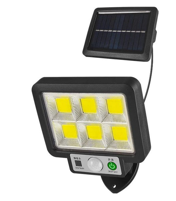 72 COB Split LED Solar PIR Motion Sensor Security Wall Lamp