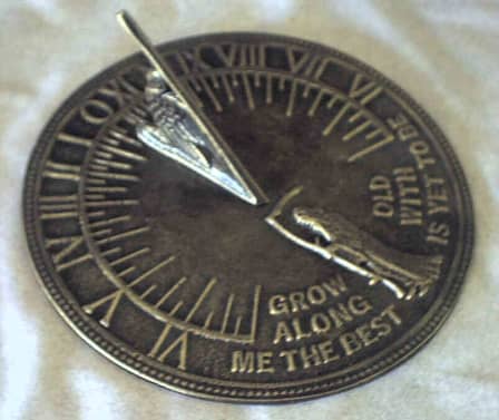 Garden Sundial - Aluminun