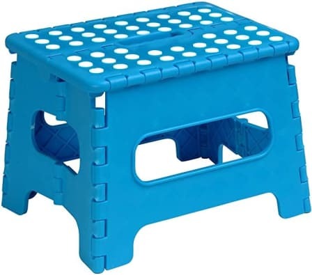 Multipurpose Plastic Folding Step stool - Blue