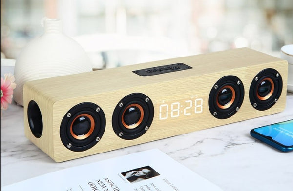 Portable Home Theater Bluetooth Speaker for TV speaker AUX USB - Yellow