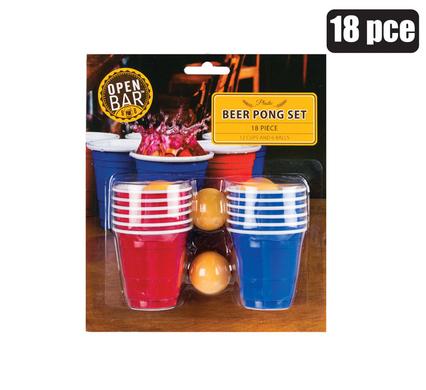 DRINKING GAME MINI BEER PONG 18PC product image