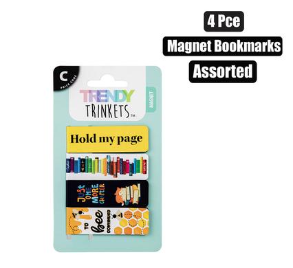 MAGNET BOOKMARK ASSORTED 4PC product image