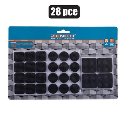 PROTECTION-PADS BLK ADH ASSTD 28PCE product image