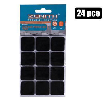 PROTECTION-PADS BLK ADH 3x3cm 24PCE product image