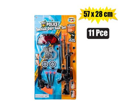 GUN RIFLE SUCTION DART POLICE SET 57X28c product image