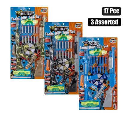 GUN RIFLE SUCTION DART SET 17pc product image