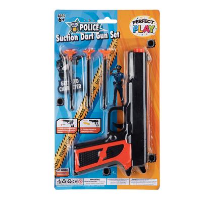 GUN HAND SUCTION DART POLICE SET product image