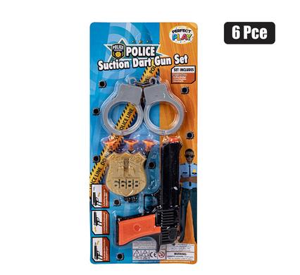 GUN HAND SUCTION DART CUFF SET 28cm 6pc product image