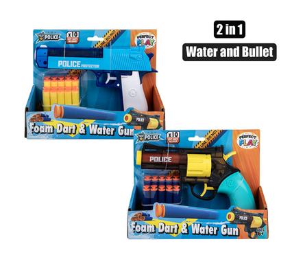 GUN FOAM DART 23cm 2 IN 1 BULLET/WATER product image
