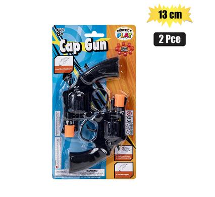 GUN HAND CAP 8 SHOT 2pc SET 13cm product image