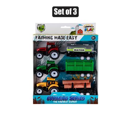 VEHICLE FARM TRACTOR SET OF 3 product image
